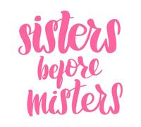 Feminism Lettering Quote Inspirational Calligraphy Engraving Stickers 67.2x68cm Car Body Decoration Pink