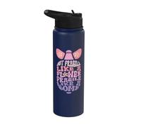 Feminism Not Fragile Like a Flower Like a Bomb Feminist Gift Stainless Steel Insulated Water Bottle