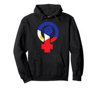 Feminism Philippines Flag Pullover Hoodie