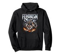 Feminism Wolf Alpha Pullover Hoodie