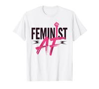 Feminist Af T-Shirt for Women Girl Power Feminist Slogan T-Shirt