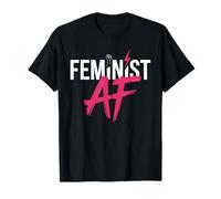 Feminist Af T-Shirt for Women Girl Power Feminist Slogan T-Shirt