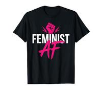Feminist Af T-Shirt for Women Girl Power Feminist Slogan T-Shirt