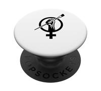 Feminist Art Movement Symbol - Woman Artist Empowerment Fist PopSockets Adhesive PopGrip