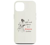 Feminist Bookish Well Read Woman Regency Era Book Lover Case for iPhone 13