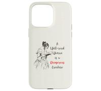 Feminist Bookish Well Read Woman Regency Era Book Lover Case for iPhone 15 Pro Max