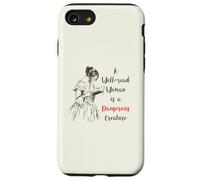 Feminist Bookish Well Read Woman Regency Era Book Lover Case for iPhone SE (2020) / 7/8