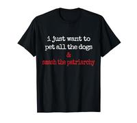 Feminist Canine Lover Pet All The Dogs Smash The Patriarchy T-Shirt