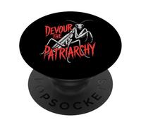 Feminist Devour The Patriarchy Praying Mantis Feminism PopSockets Adhesive PopGrip