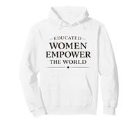 Feminist Empowerment Women’s History Month Educated Empower Pullover Hoodie
