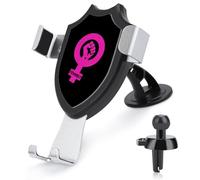 Feminist Female Power Car Phone Holder Rotatable Mount Dashboard Windshield Air Vent Accessories