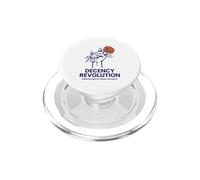 Feminist Feminism Radicalized By Basic Deceny PopSockets PopGrip for MagSafe