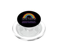 Feminist Feminism Radicalized By Basic Deceny PopSockets PopGrip for MagSafe