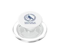 Feminist Feminism Radicalized By Basic Deceny PopSockets PopGrip for MagSafe