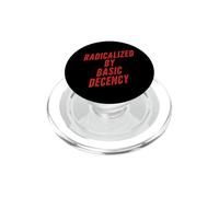 Feminist Feminism Radicalized By Basic Deceny PopSockets PopGrip for MagSafe