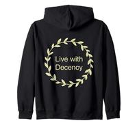 Feminist Feminism Radicalized By Basic Deceny Zip Hoodie