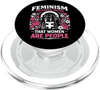 Feminist Flower Floral Feminism The Radical Notion That PopSockets PopGrip for MagSafe