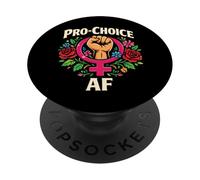 Feminist Flower Floral Fist Pro-Choice Af PopSockets Adhesive PopGrip