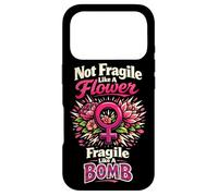 Feminist Flower Floral Not Fragile Like A Flower Fragile Case for iPhone 17 Pro