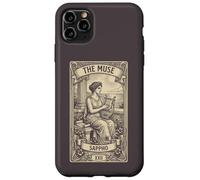Feminist Gift, Sappho Greek Poet Bookish Dark Academia Case for iPhone 11 Pro Max