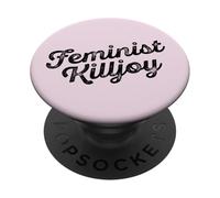 Feminist Killjoy Smash the Patriarchy Funny Meme PopSockets Adhesive PopGrip