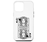 Feminist Medusa Queen Of Hearts Dissent Vintage Playing Card Case for iPhone 12 Pro Max
