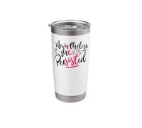 Feminist Nevertheless She Persisted Stainless Steel Insulated Tumbler