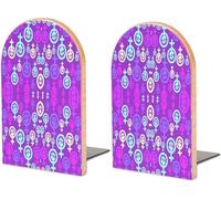 Feminist Power Bookends Wood Book Ends Book Stand Holder Bookshelf Ends for Home Office Study Decoration