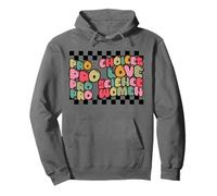 Feminist Pro Choice Love Science Women Feminism Groovy Pullover Hoodie