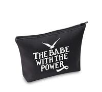 Feminist Quote Cosmetic Bag Makeup Bag Feminist Gift The Babe with The Power (U-Power BLK)