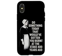Feminist Quote Witch History Girl Power Burnt At The Stake Case for iPhone X/XS