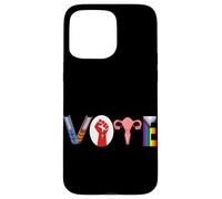 Feminist Rainbow LGBTQ+ Pro-Choice and Solidarity Statement Case for iPhone 15 Pro Max
