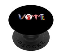 Feminist Rainbow LGBTQ+ Pro-Choice and Solidarity Statement PopSockets Adhesive PopGrip