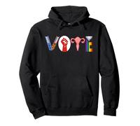 Feminist Rainbow LGBTQ+ Pro-Choice and Solidarity Statement Pullover Hoodie