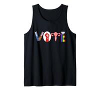 Feminist Rainbow LGBTQ+ Pro-Choice and Solidarity Statement Tank Top