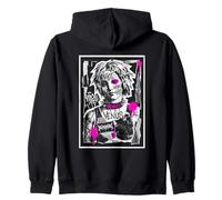 Feminist rebel venus punk graffiti street style Zip Hoodie