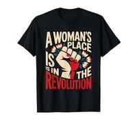 Feminist Revolution Raised Fist Equality Statement T-Shirt