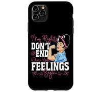 Feminist Rosie The Riveter My Rights Don't End Where Your Case for iPhone 11 Pro Max