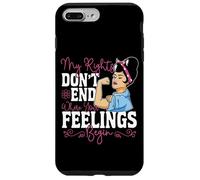 Feminist Rosie The Riveter My Rights Don't End Where Your Case for iPhone 7 Plus/8 Plus