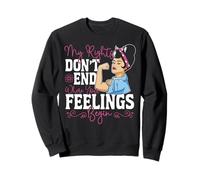 Feminist Rosie The Riveter My Rights Don't End Where Your Sweatshirt