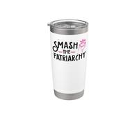 Feminist Smash The Patriarchy Symbol Stainless Steel Insulated Tumbler
