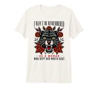 Feminist Tattoo Fierce Panther Statement Design Premium T-Shirt