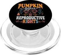 Feminist Uterus Pumpkin Spice & Reproductive Rights PopSockets PopGrip for MagSafe