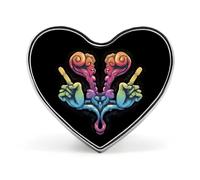 Feminist Uterus Reproductive Rights Brooch Pins Heart Badge Collar Lapel Pins Dress Backpack Accessories