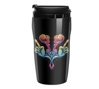 Feminist Uterus Reproductive Rights Coffee Mug Double Wall Travel Tumbler with Lid Tea Cup for Hot/Ice Drinks 250ml