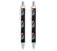 Feminist Uterus Reproductive Rights Retractable Ballpoint Pen Black Ink Ball Point Pen Work Pens 2 PCS