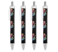 Feminist Uterus Reproductive Rights Retractable Ballpoint Pen Black Ink Ball Point Pen Work Pens 4 PCS