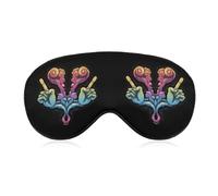 Feminist Uterus Reproductive Rights Sleep Mask Lightweight Blindfold Eye Mask with Adjustable Strap for Men Women