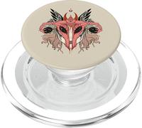 Feminist Uterus Shield Maiden Warrior Art PopSockets PopGrip for MagSafe