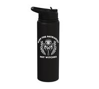 Feminist Witch Anti Patriarchy Women Stainless Steel Insulated Water Bottle